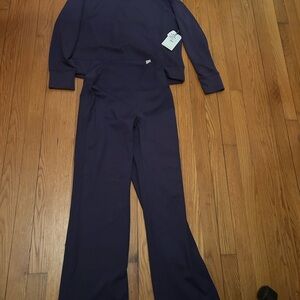 RBX Women's Wide Leg Jumpsuit in Deep Blue